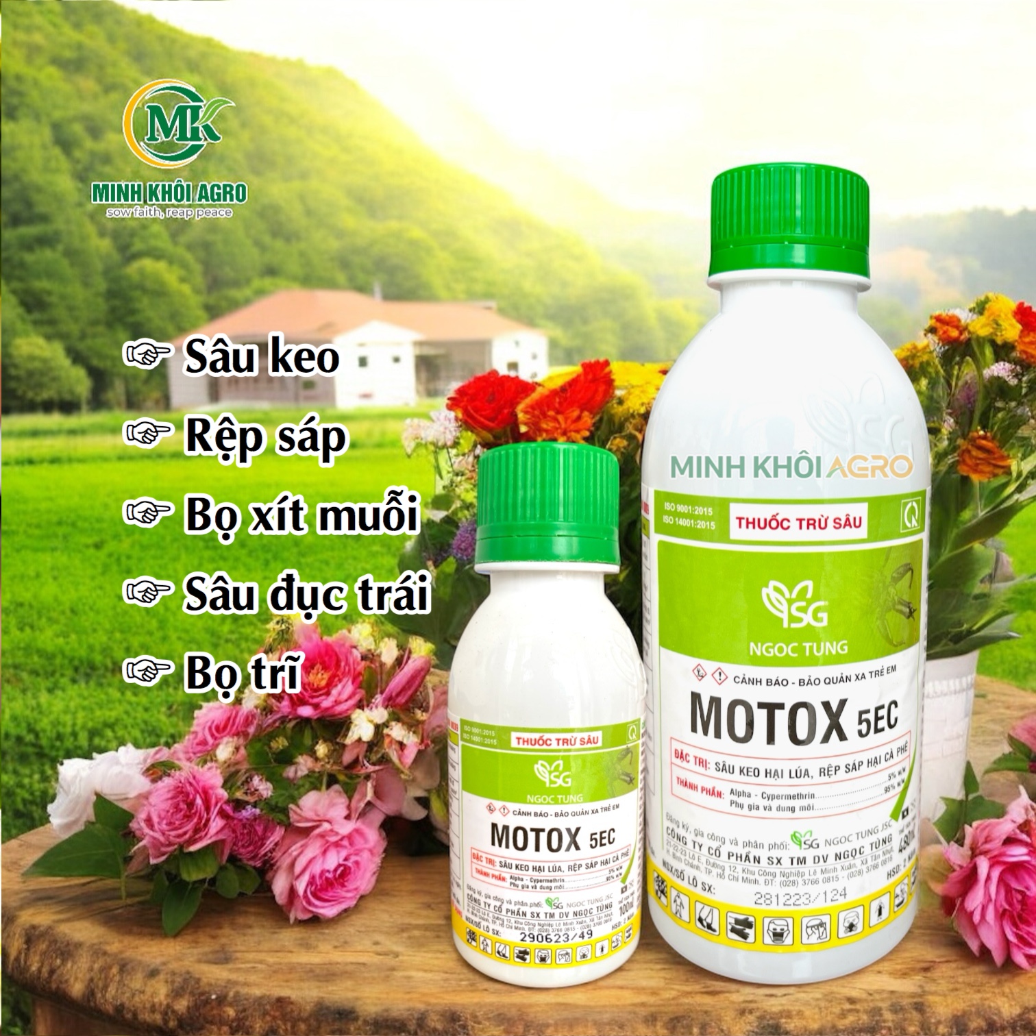 Thuốc trừ sâu Motox 5EC - Chai 480ml